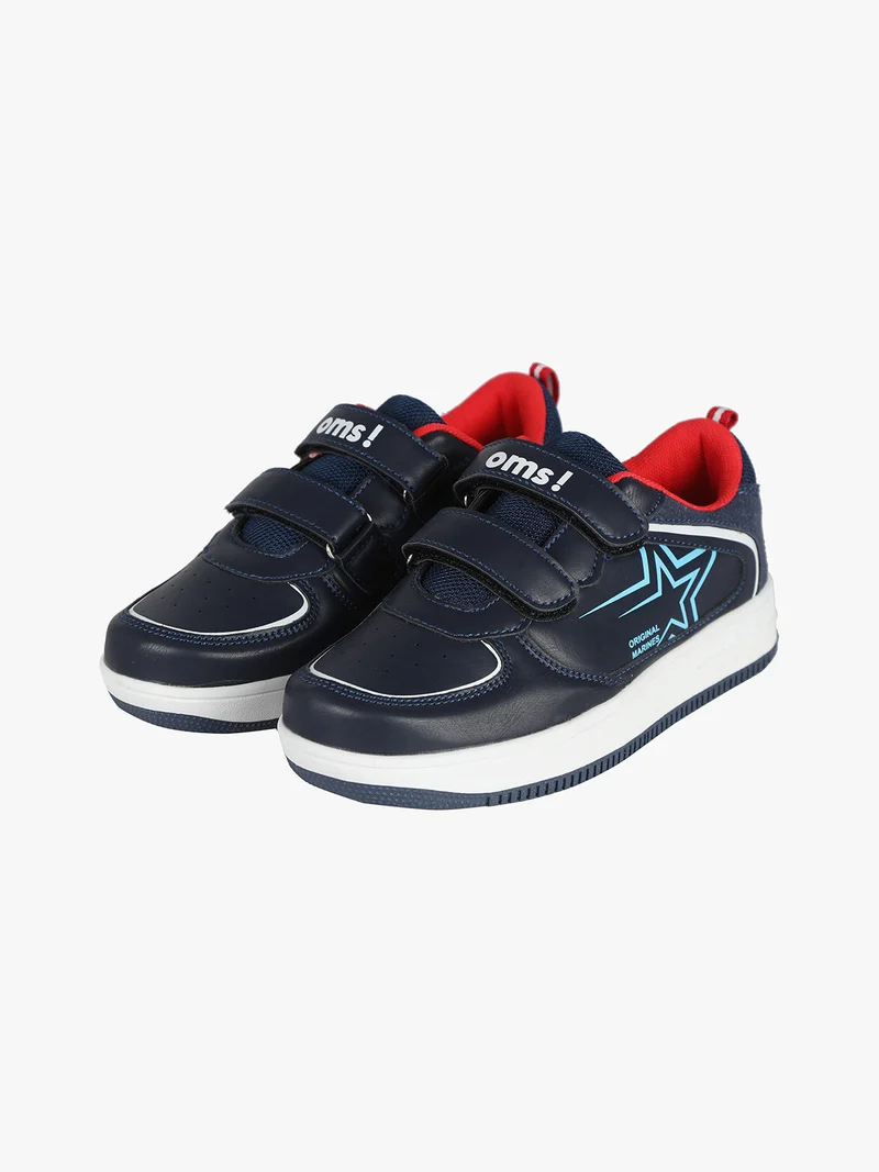 Sneakers da bambino con strappi - blu scuro