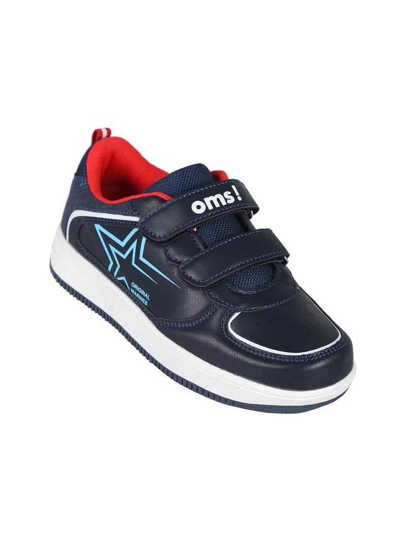 Sneakers da bambino con strappi - blu scuro