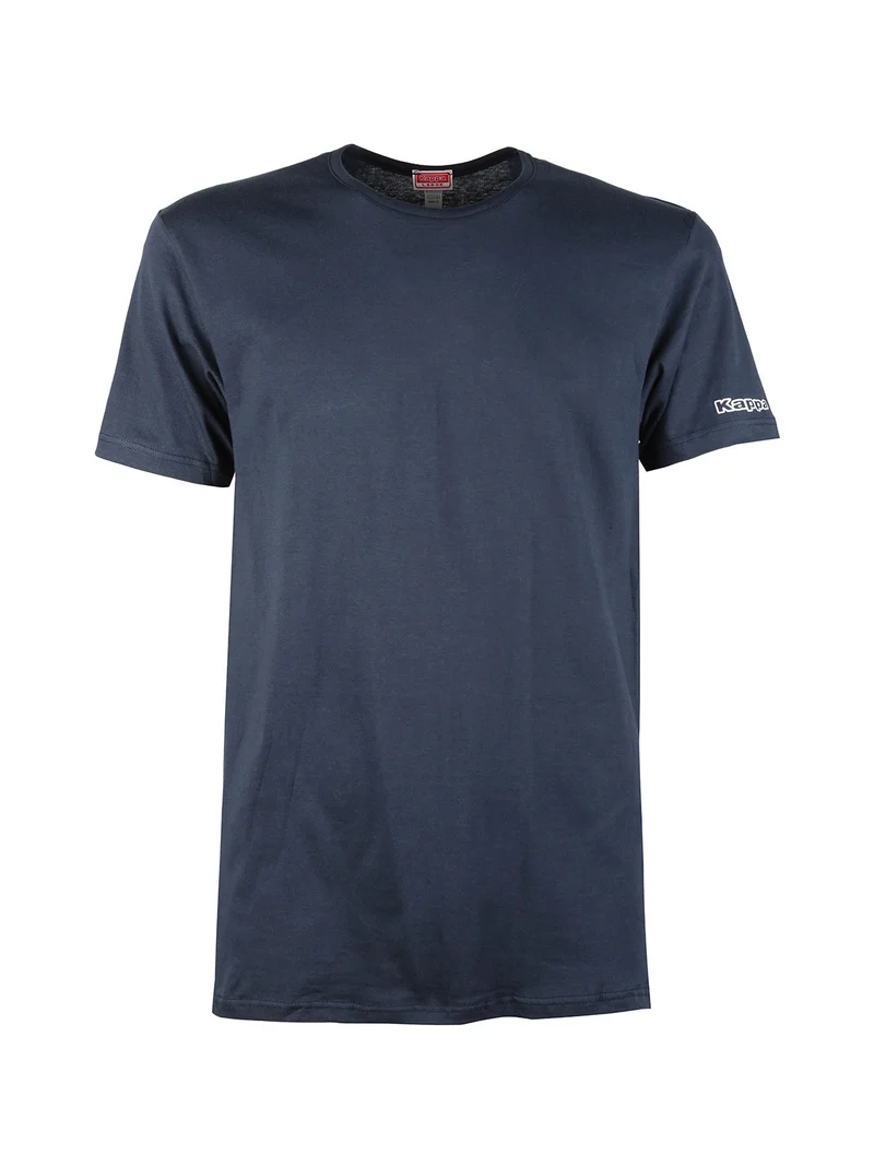 T-shirt intima uomo girocollo in cotone - blu scuro