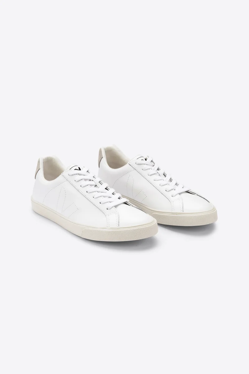 VEJA Esplar Nachhaltiger Leder-Sneaker Weiß