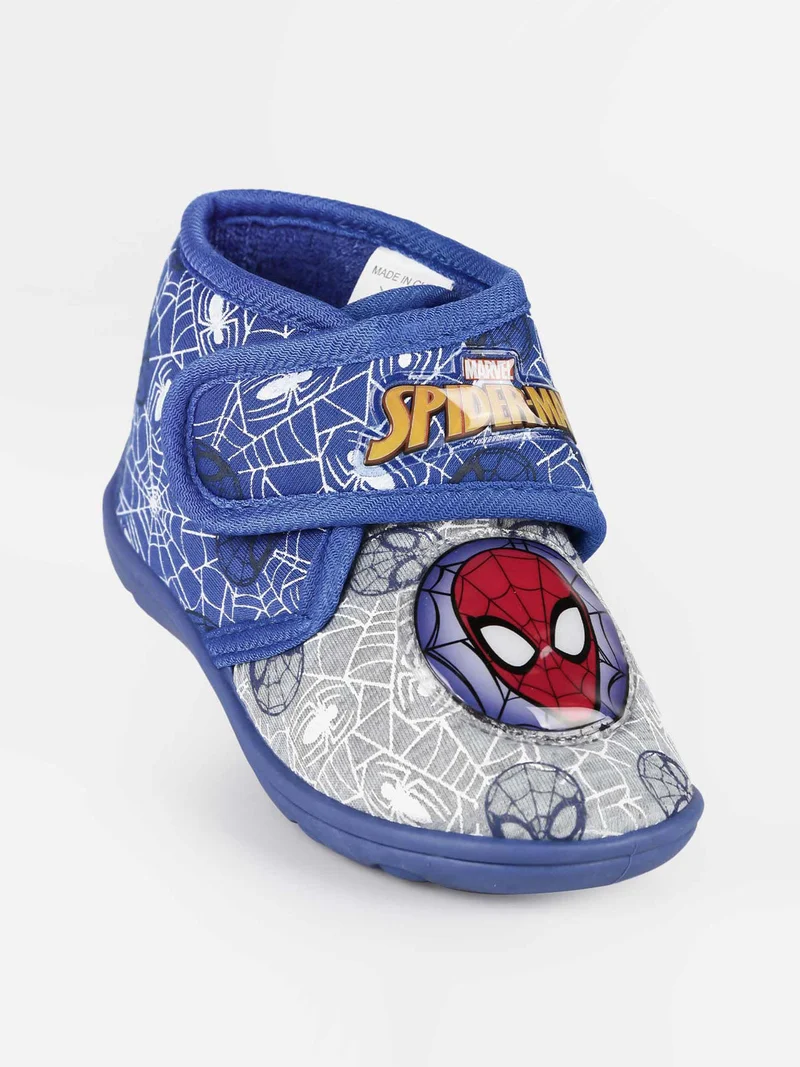 Pantofole alte da bambino con luci - blu