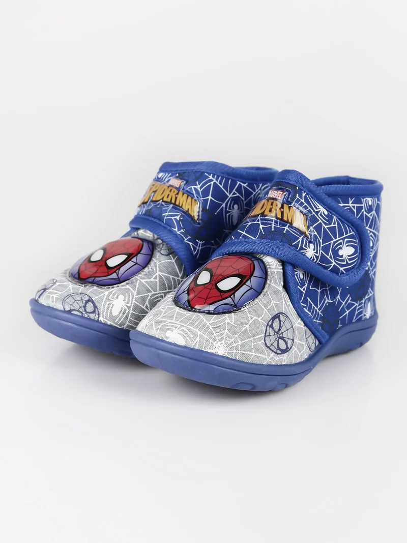 Pantofole alte da bambino con luci - blu