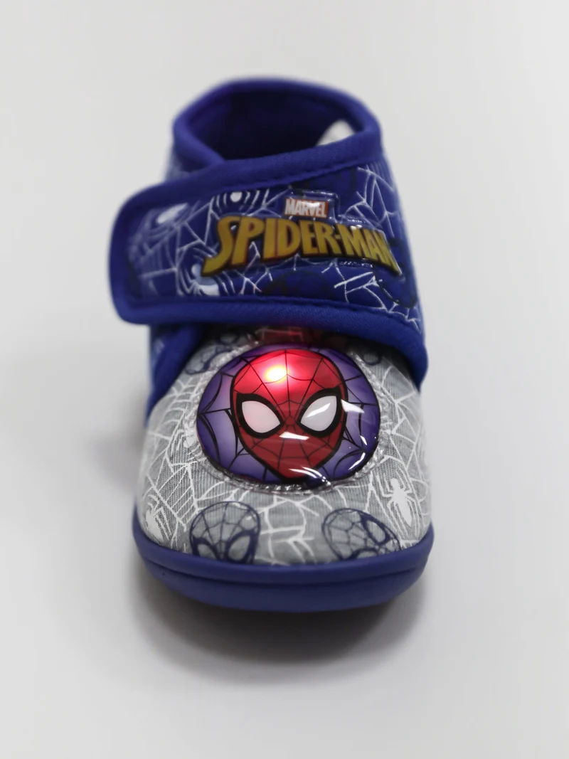 Pantofole alte da bambino con luci - blu