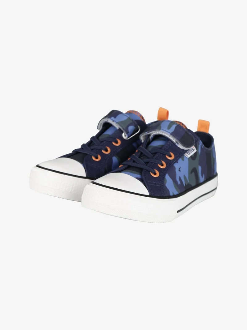 Sneakers da ragazzo in tela con strappo - blu