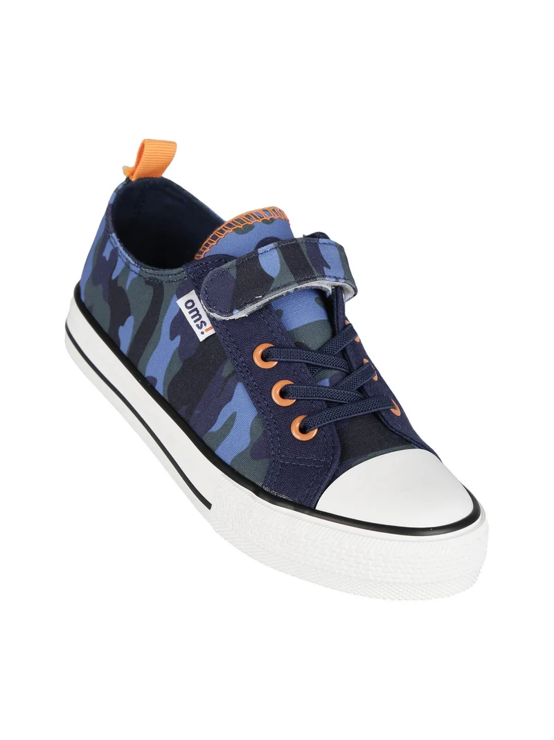 Sneakers da ragazzo in tela con strappo - blu