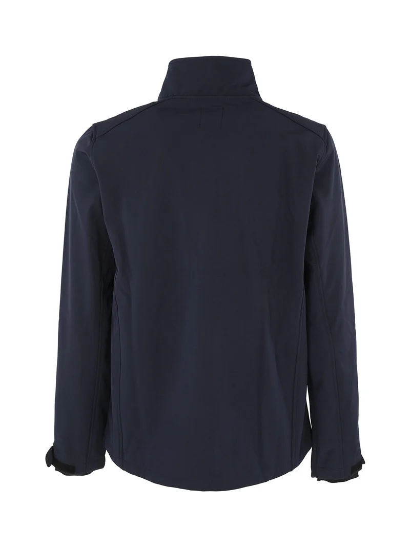 Giubbino da uomo impermeabile con interno caldo - blu scuro