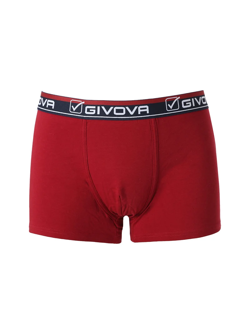 Boxer da uomo in cotone bielastico - bordeaux