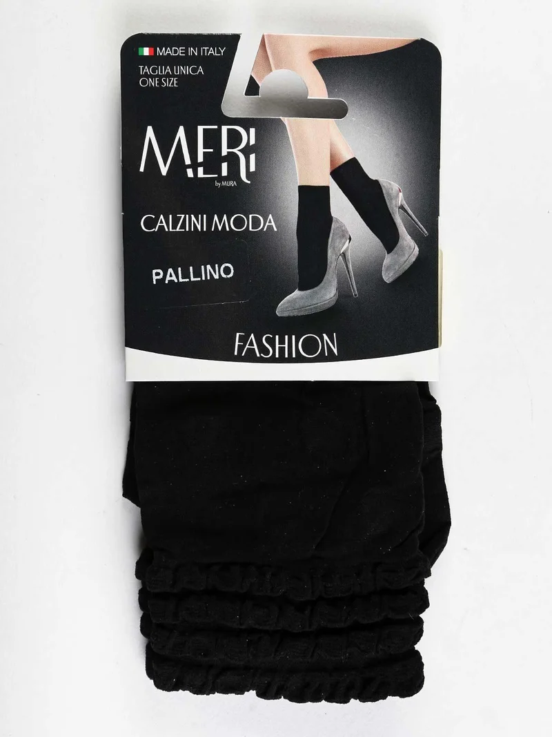 Calzine a pois 50 denari - nero