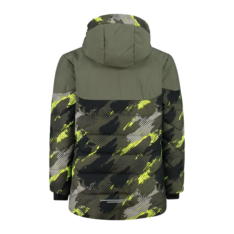 CMP KID LONG JACKET FIX HOOD wasserdichte Kinderjacke