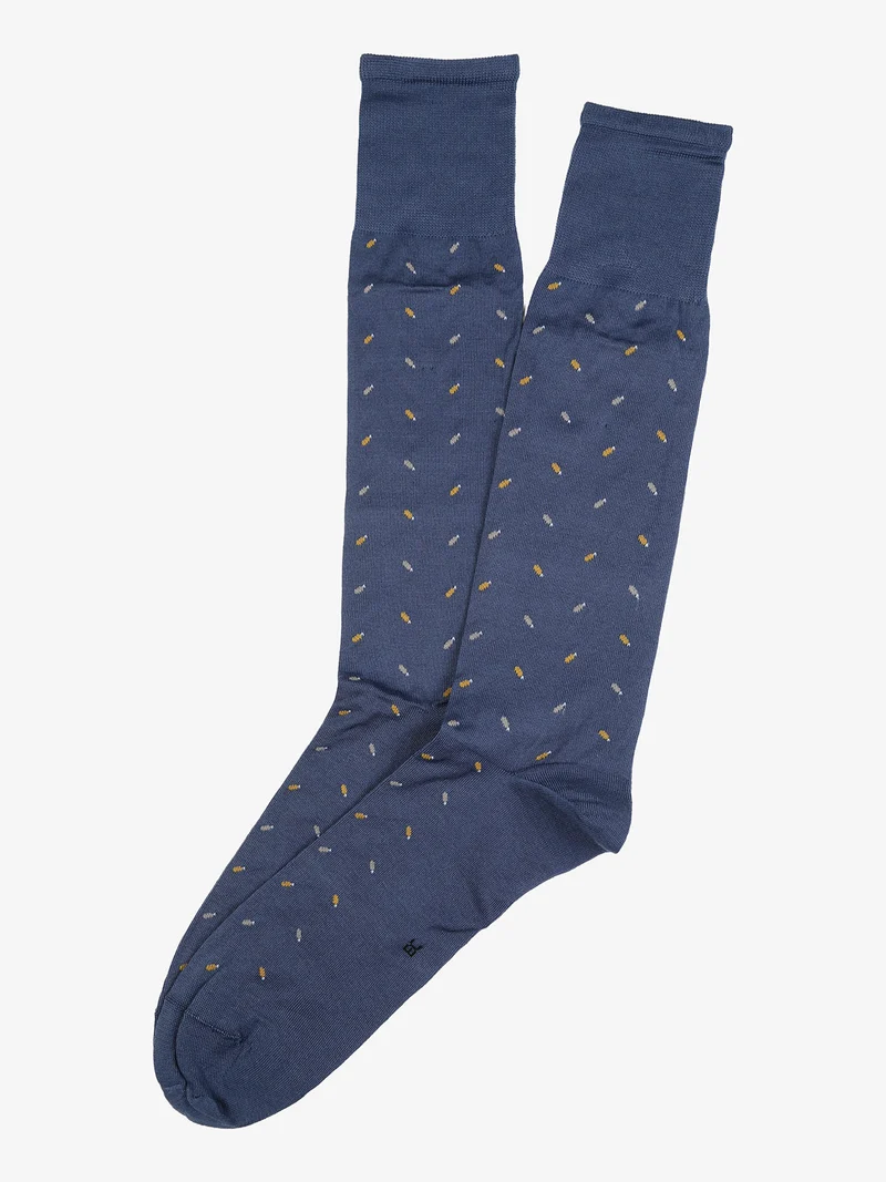 Calze lunghe da uomo in filo di scozia con stampe - avion
