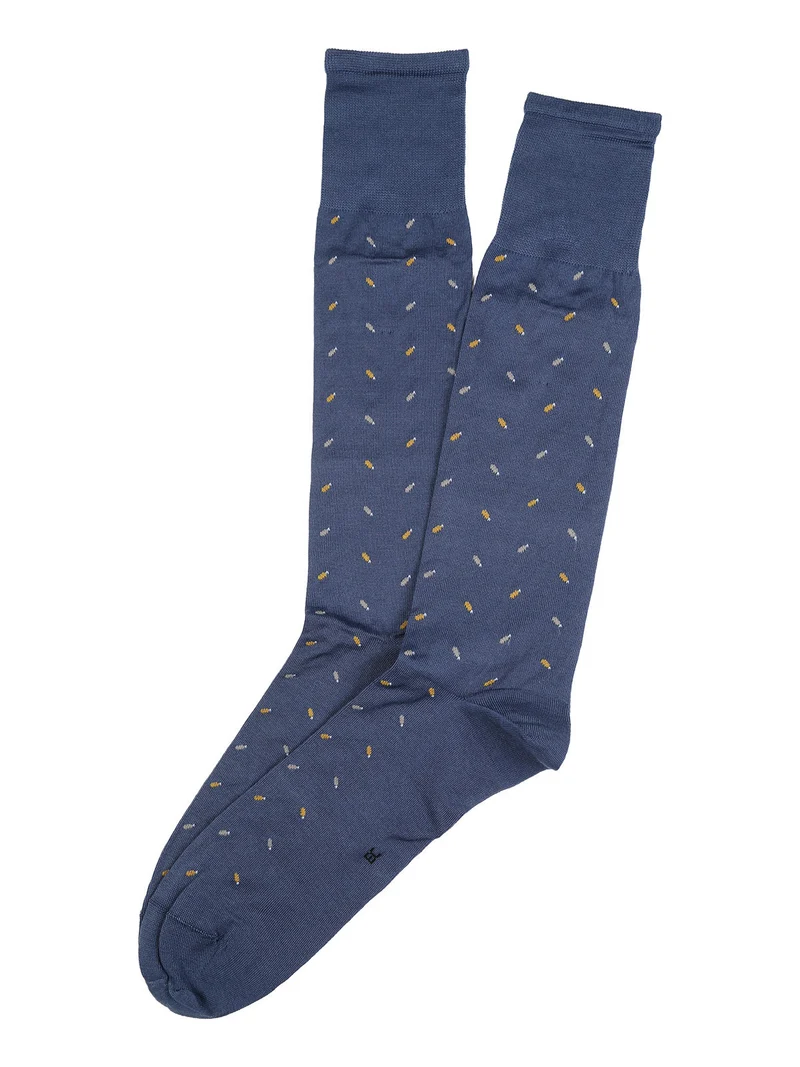 Calze lunghe da uomo in filo di scozia con stampe - avion