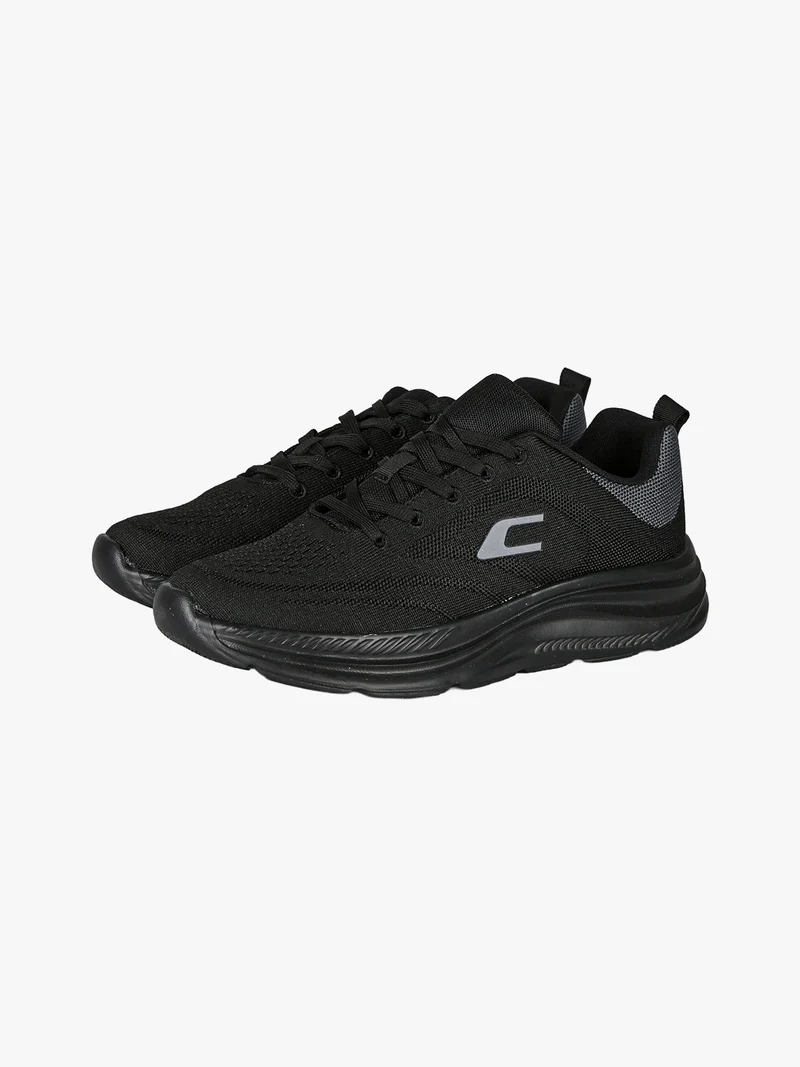 Sneakers sportive da uomo in tessuto - nero