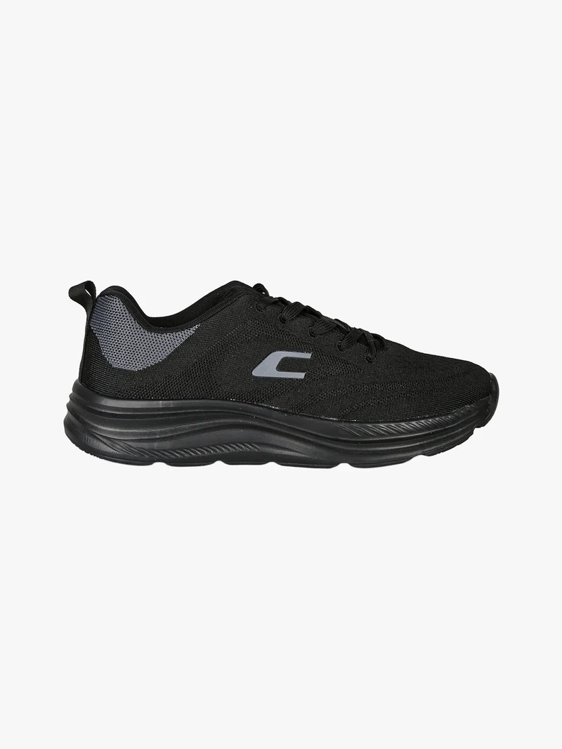 Sneakers sportive da uomo in tessuto - nero