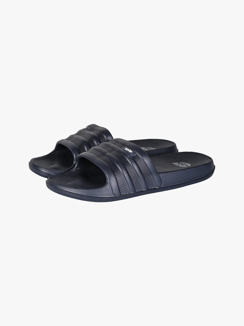 Ciabatte da donna in gomma con fascia larga - blu scuro