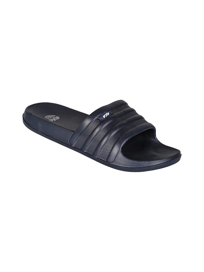 Ciabatte da donna in gomma con fascia larga - blu scuro