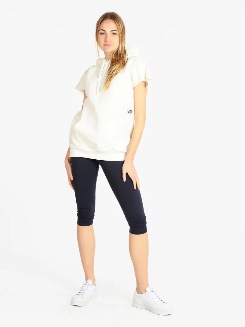 Leggings capri pancia piatta donna - blu scuro