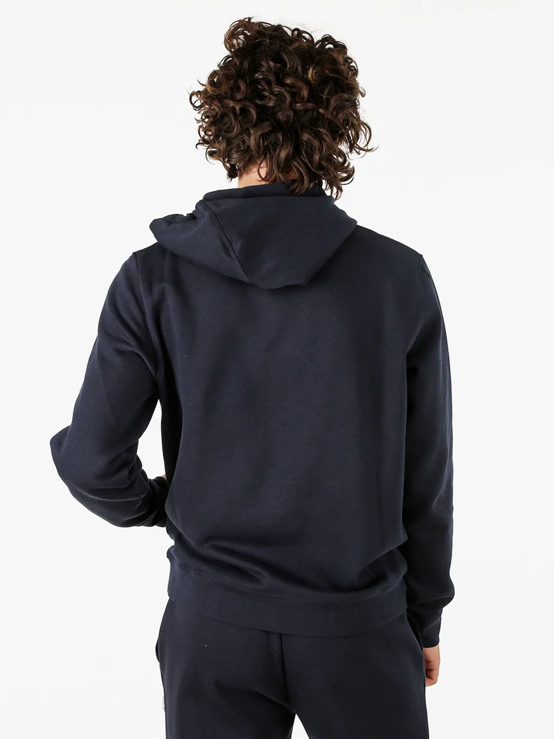 Felpa da uomo con cappuccio - blu scuro