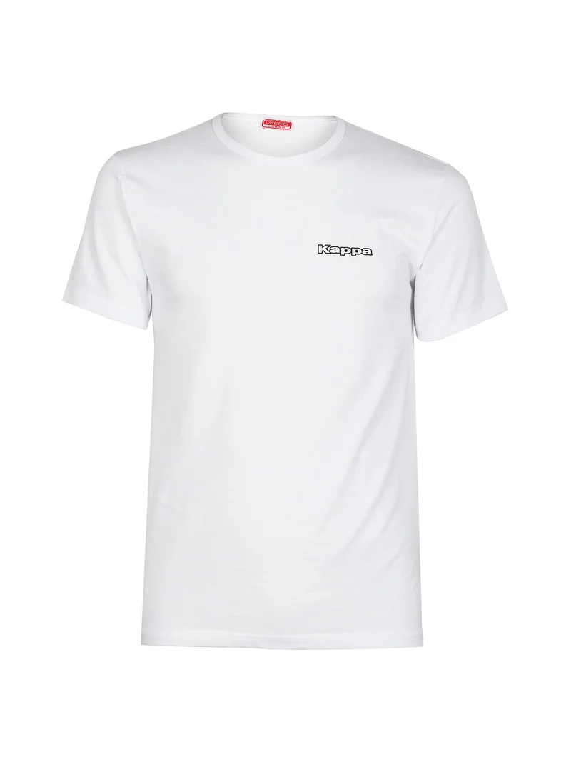 T-shirt intima uomo girocollo in cotone elastico - bianco
