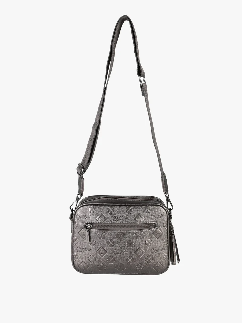 Borsa donna a tracolla - grigio scuro