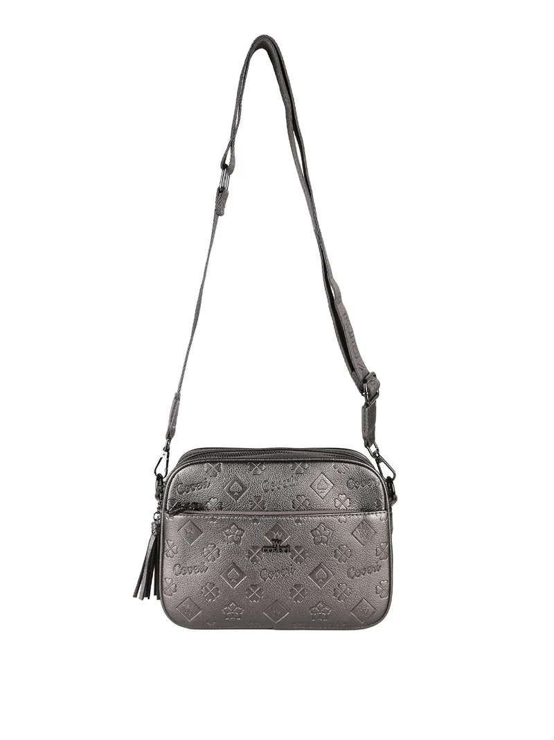 Borsa donna a tracolla - grigio scuro