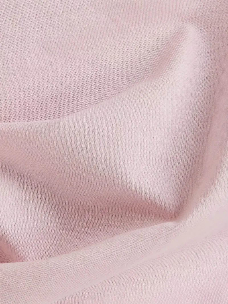 ESSENTIALS STACKED LOGO TEE T-shirt donna - rosa