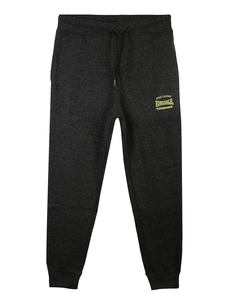Pantaloni sportivi felpati da bambino con coulisse - grigio scuro