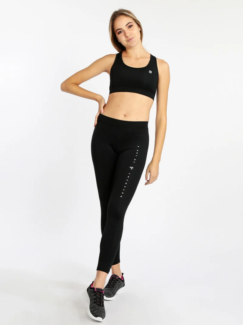 Top sportivo donna - nero