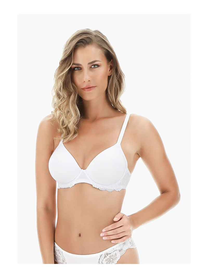 261 Reggiseno a balconcino con ferretto COPPA C - bianco