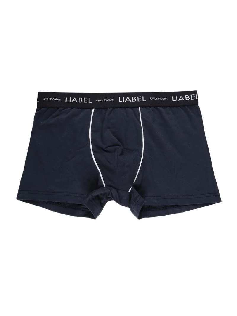 Boxer in cotone elasticizzato - blu