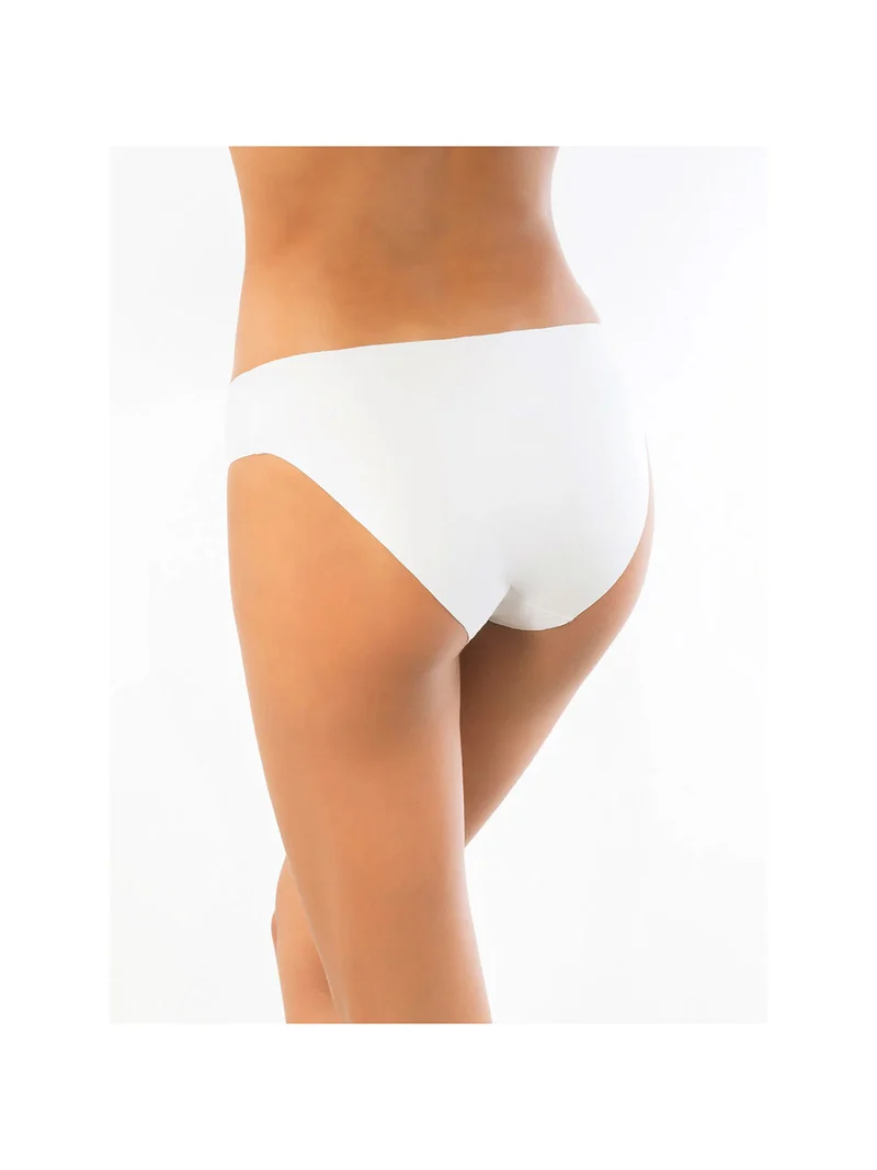 Slip donna in cotone taglio laser - bianco