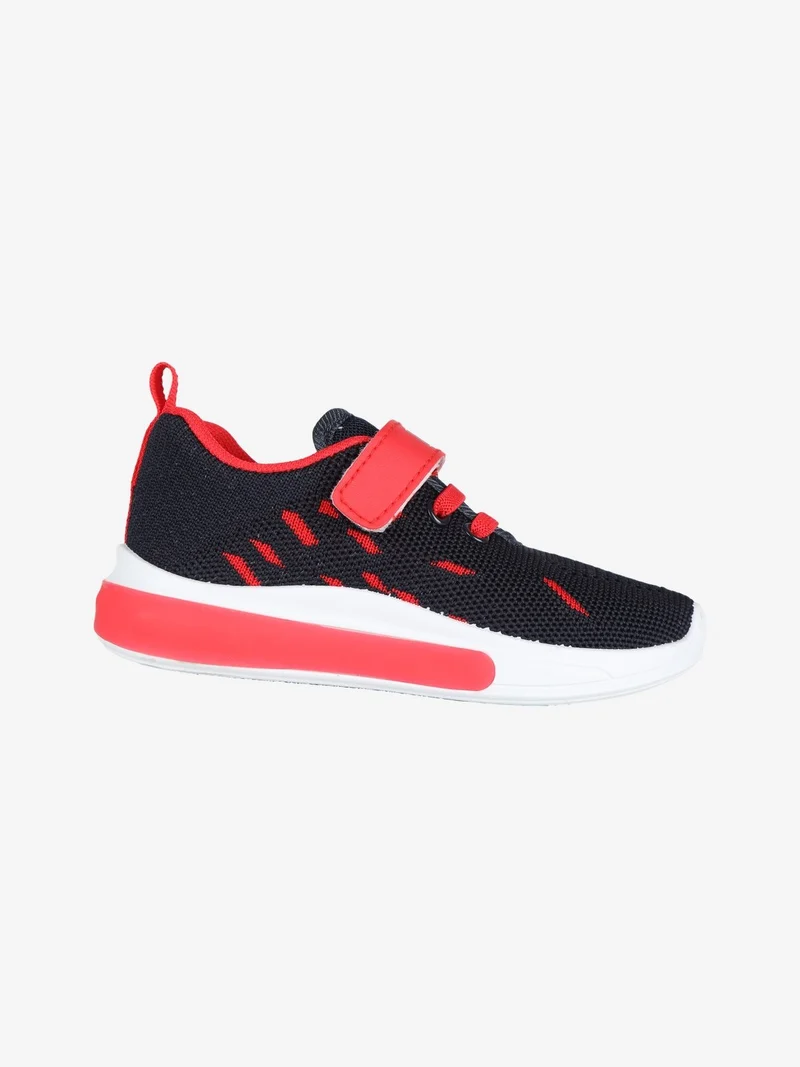sneakers da bambino in tessuto con luci - blu scuro