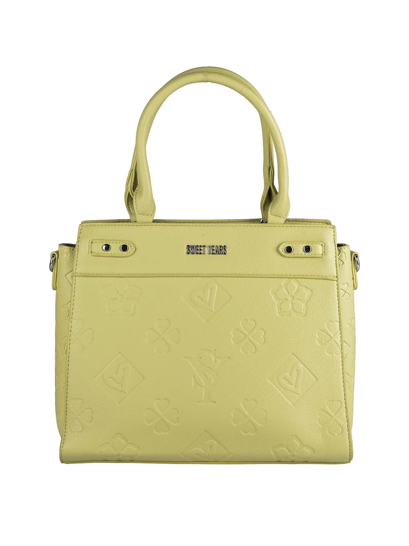 Borsa rigida frame da donna - pistacchio