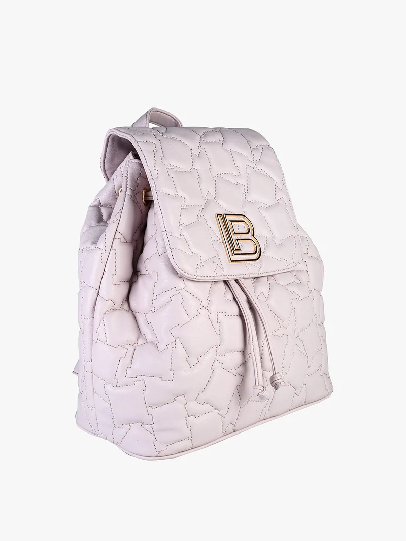 Zaino donna in ecopelle con pattina - rosa