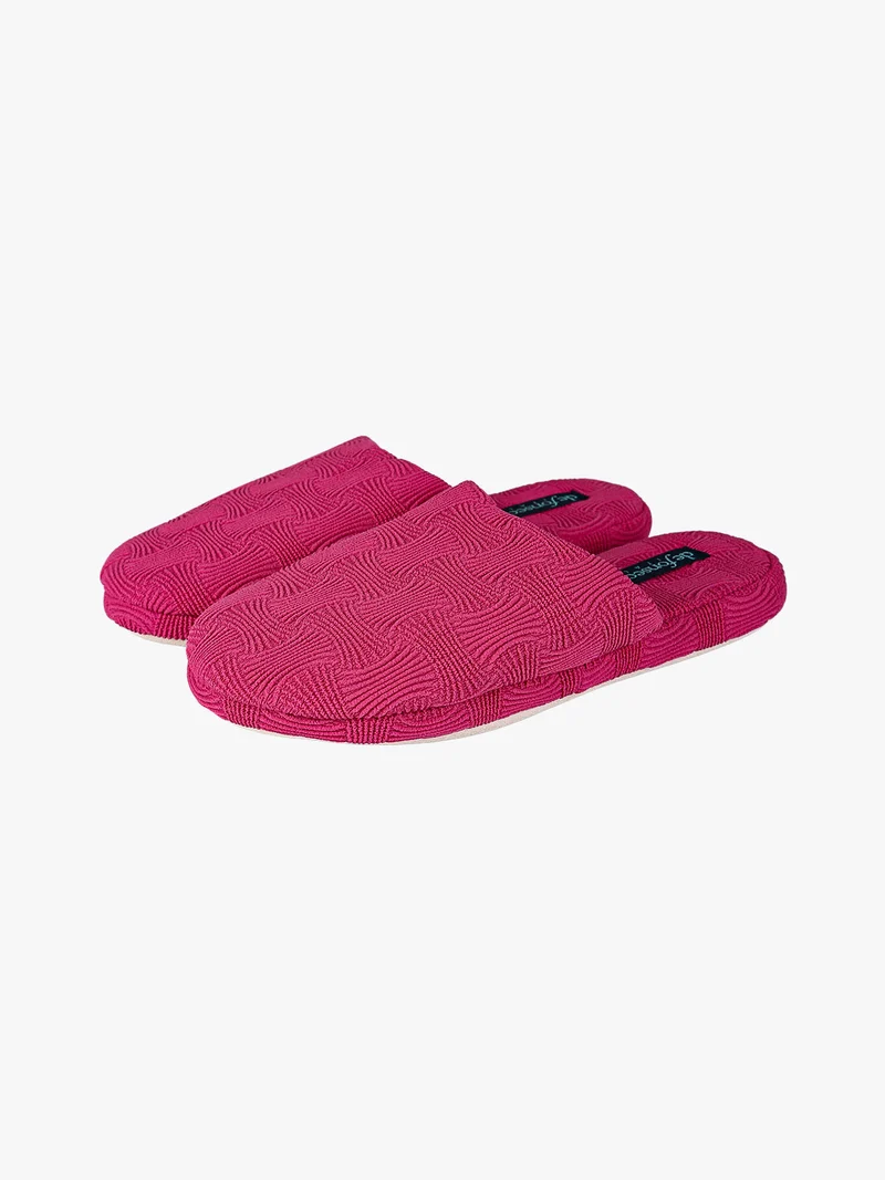 Pantofole donna in spugna - fucsia
