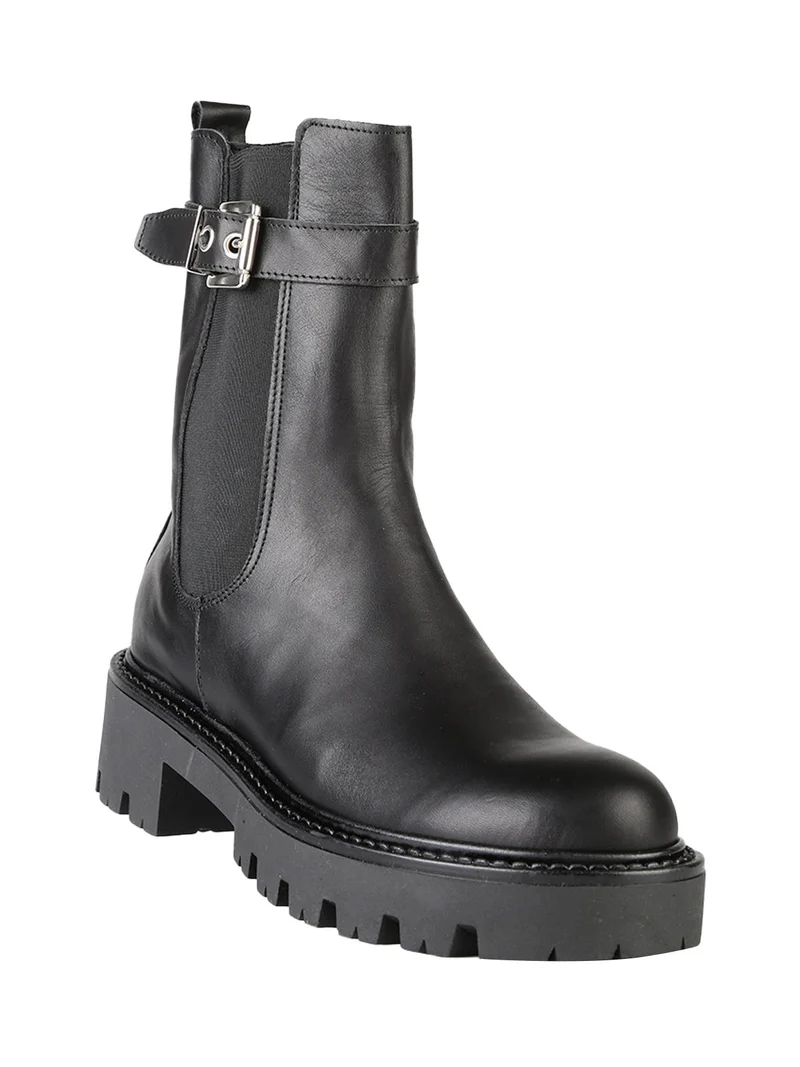 Stivaletti donna in pelle - nero