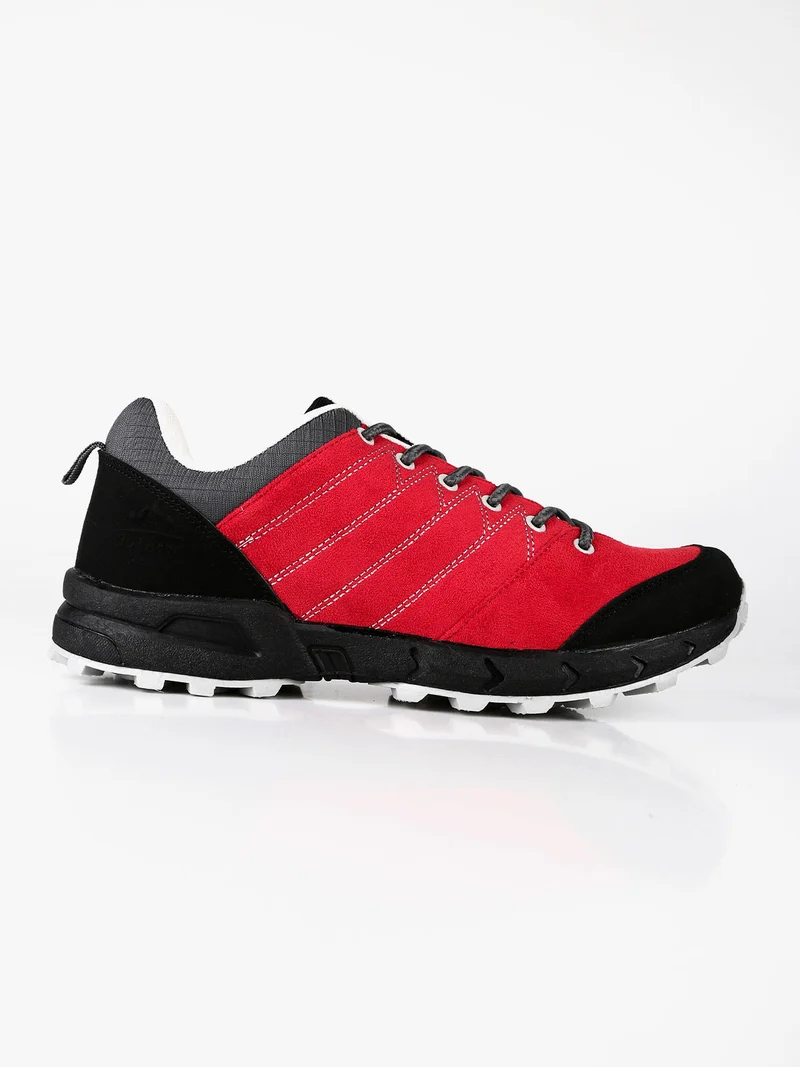 Scarpe da trekking uomo scamosciate - rosso