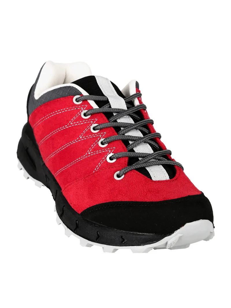 Scarpe da trekking uomo scamosciate - rosso