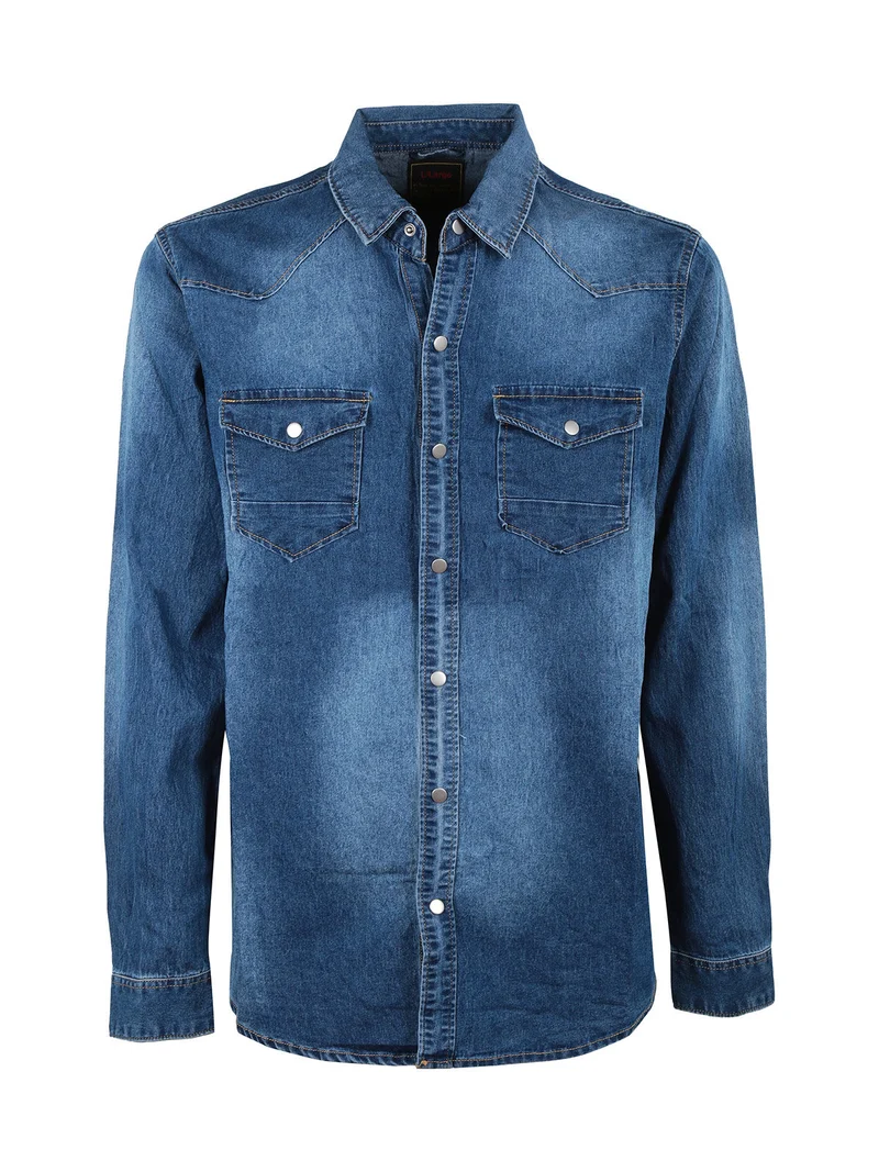 Camicia in jeans da uomo - jeans
