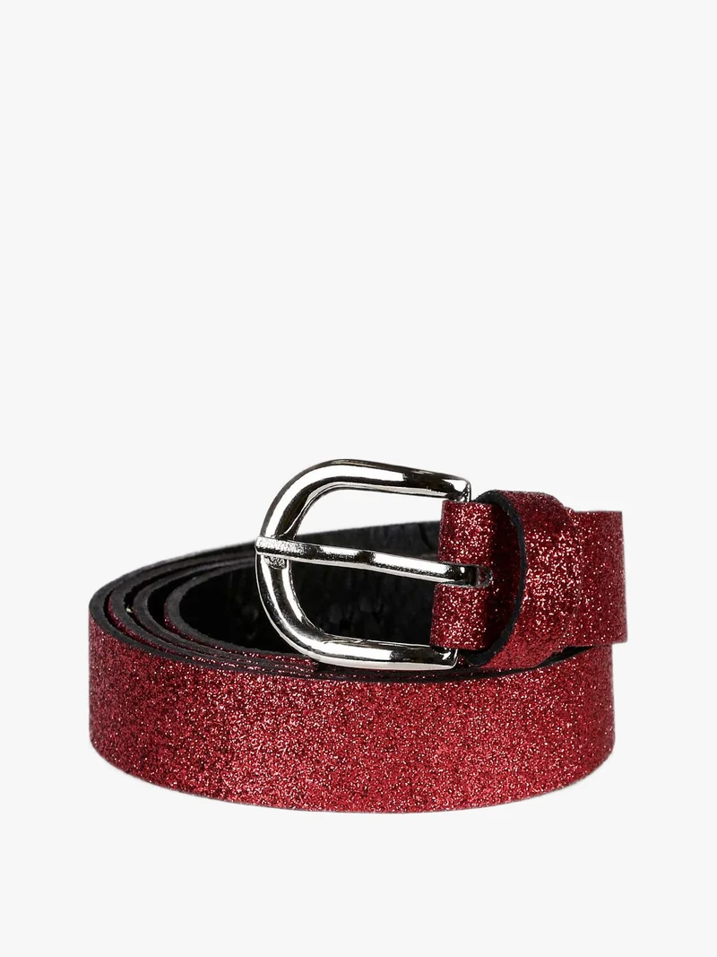 Cintura donna glitter - rosso