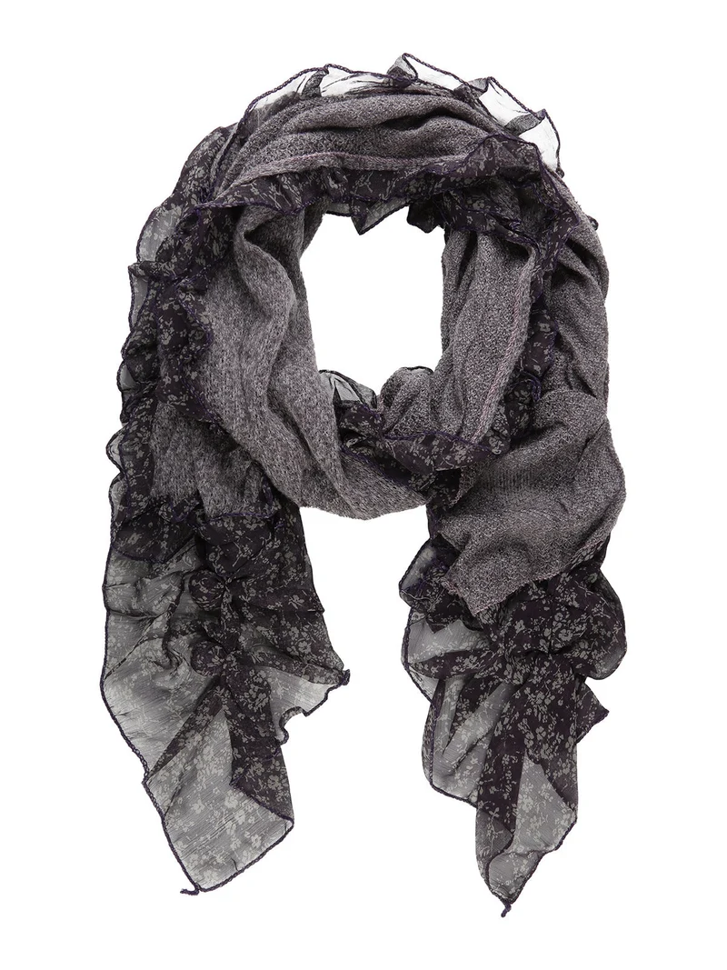 Sciarpa donna in misto lana - viola