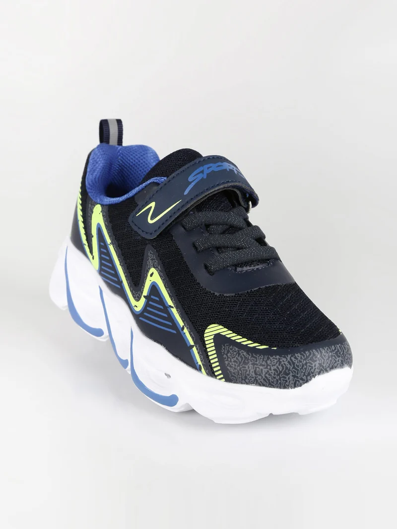 Scarpe sportive bambino con luci GD21542 - blu