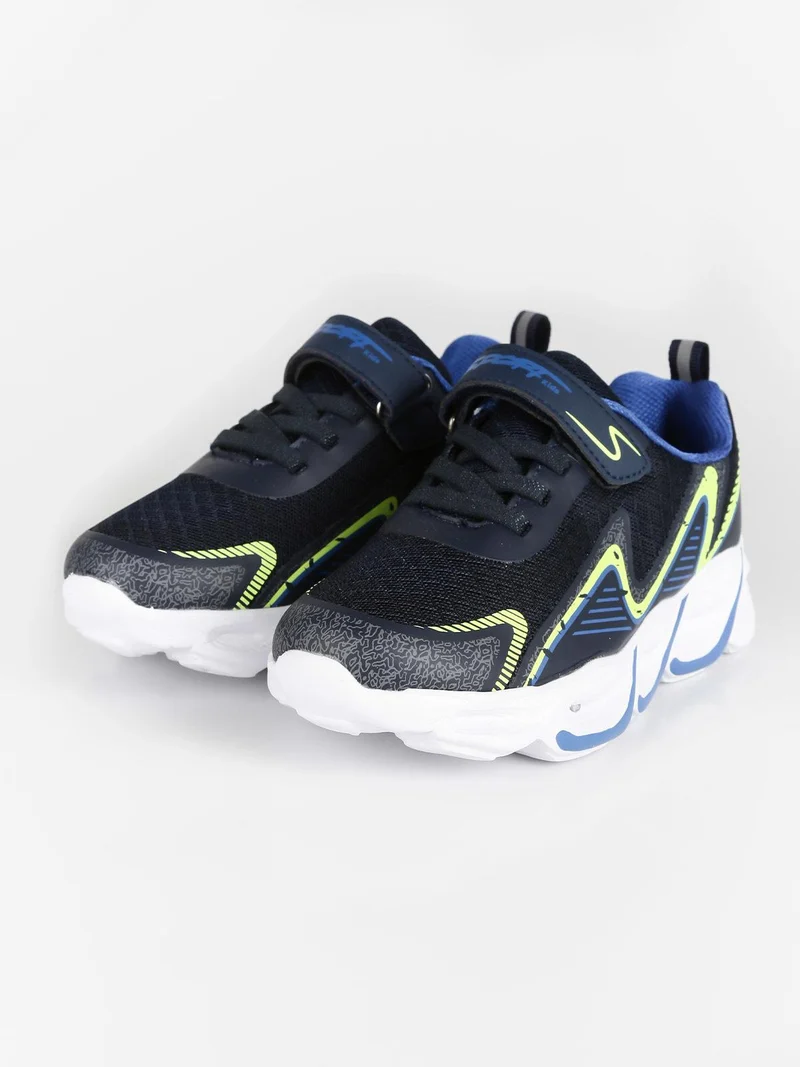 Scarpe sportive bambino con luci GD21542 - blu