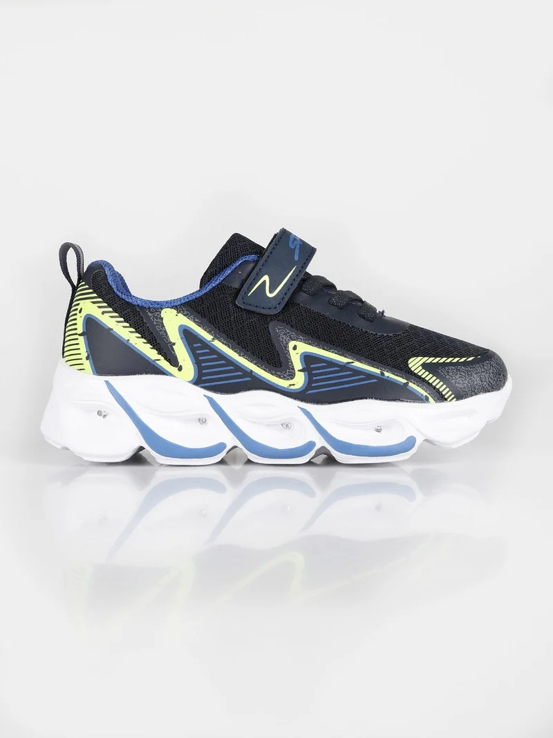 Scarpe sportive bambino con luci GD21542 - blu