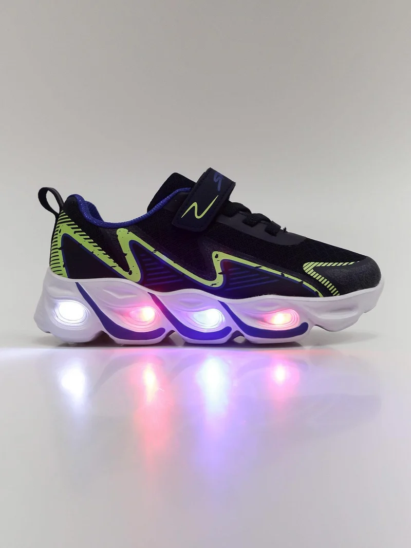 Scarpe sportive bambino con luci GD21542 - blu