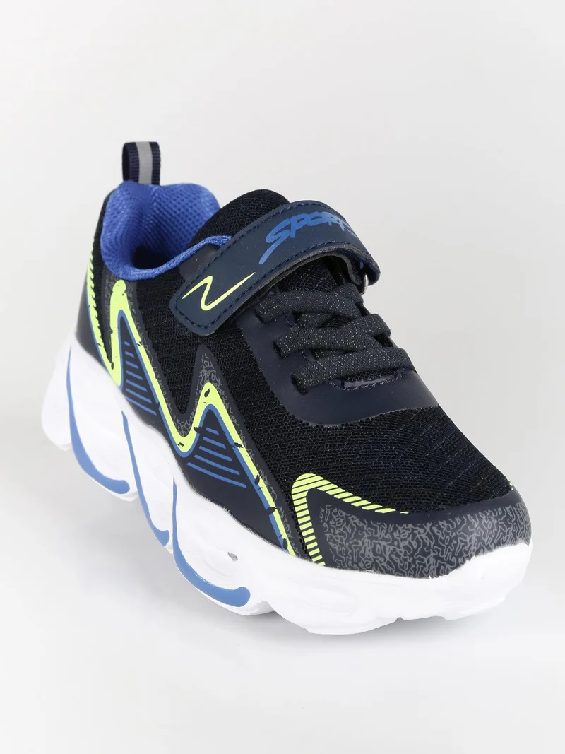 Scarpe sportive bambino con luci GD21542 - blu