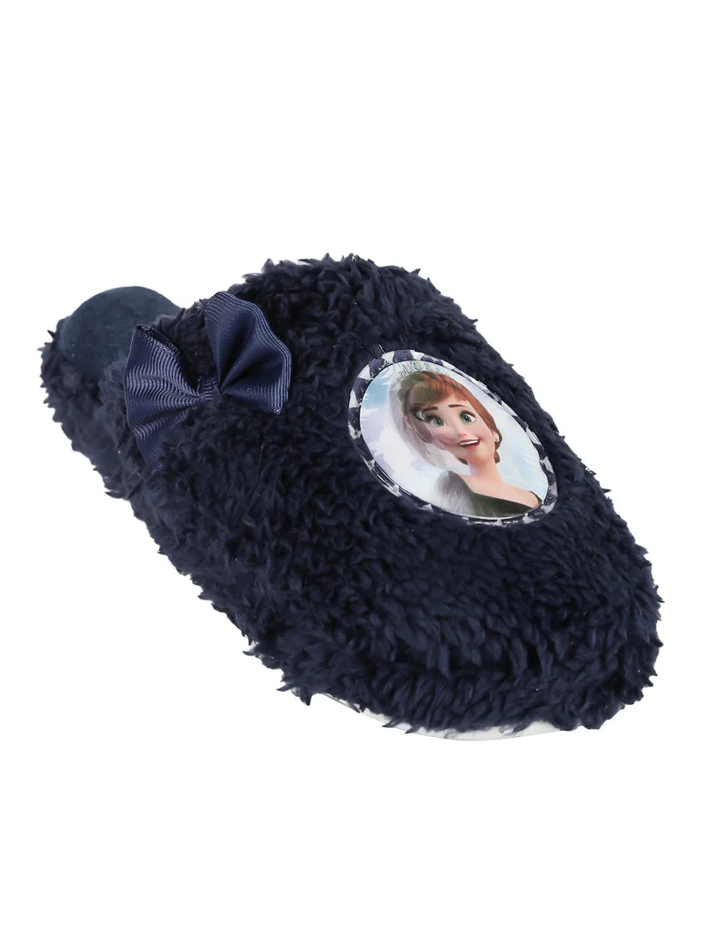 Pantofole pelose da bambina - blu scuro