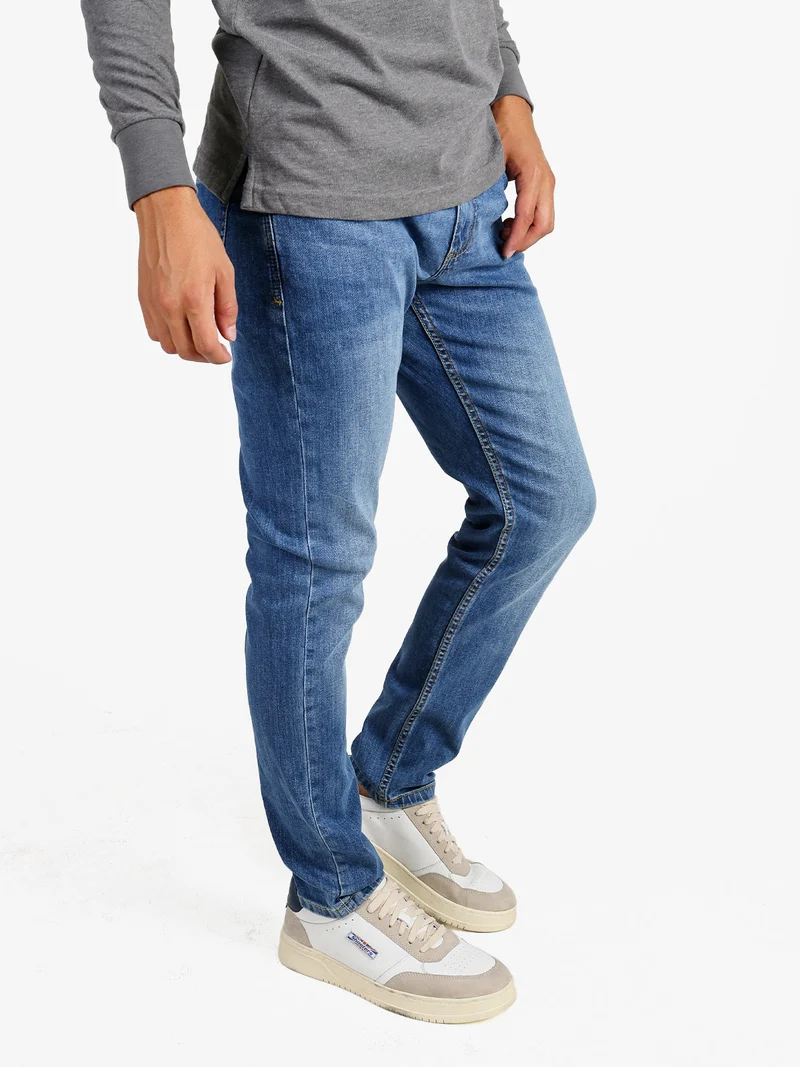 Jeans da uomo slim fit a vita bassa - jeans