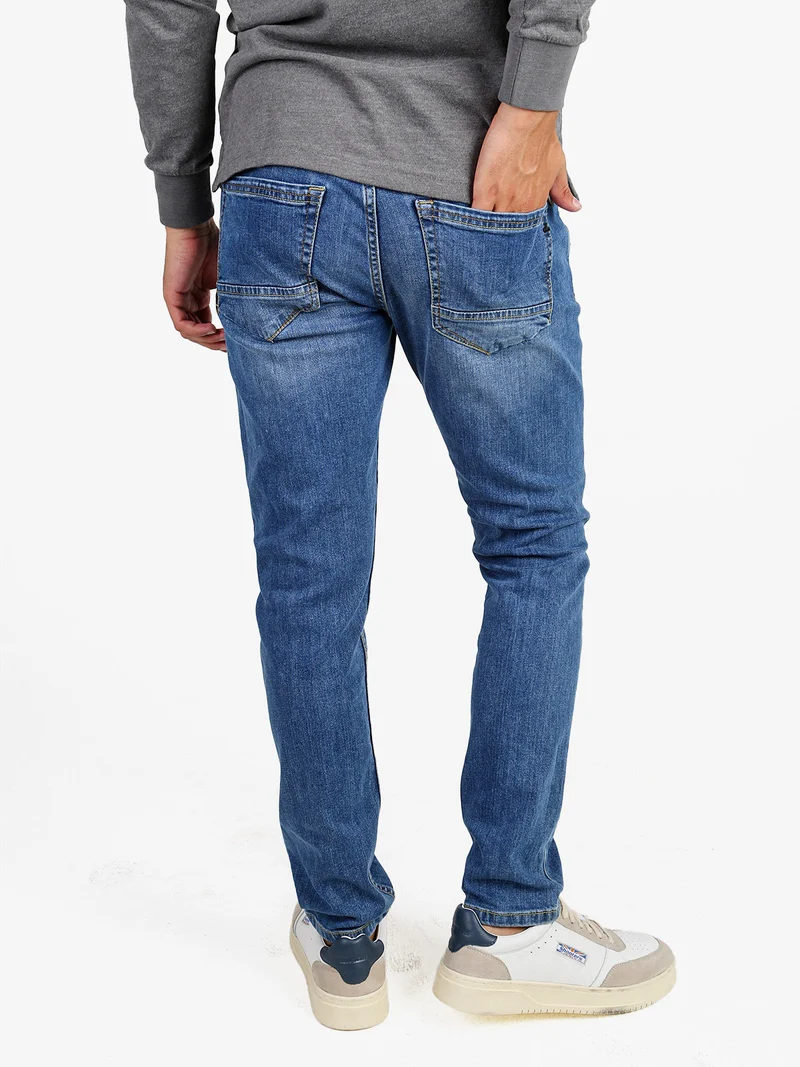 Jeans da uomo slim fit a vita bassa - jeans
