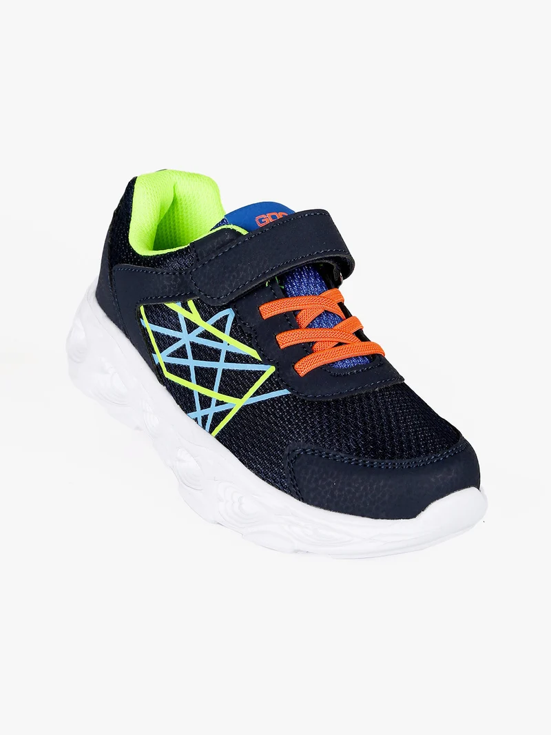 Sneakers da bambino con strappo - blu scuro