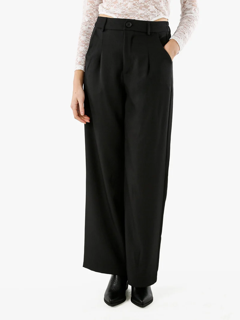 Pantaloni donna a palazzo - nero